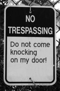 Trespassing Sign Generator
