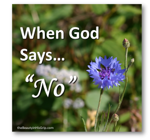 God Says no
