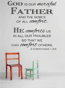 God is our comforter