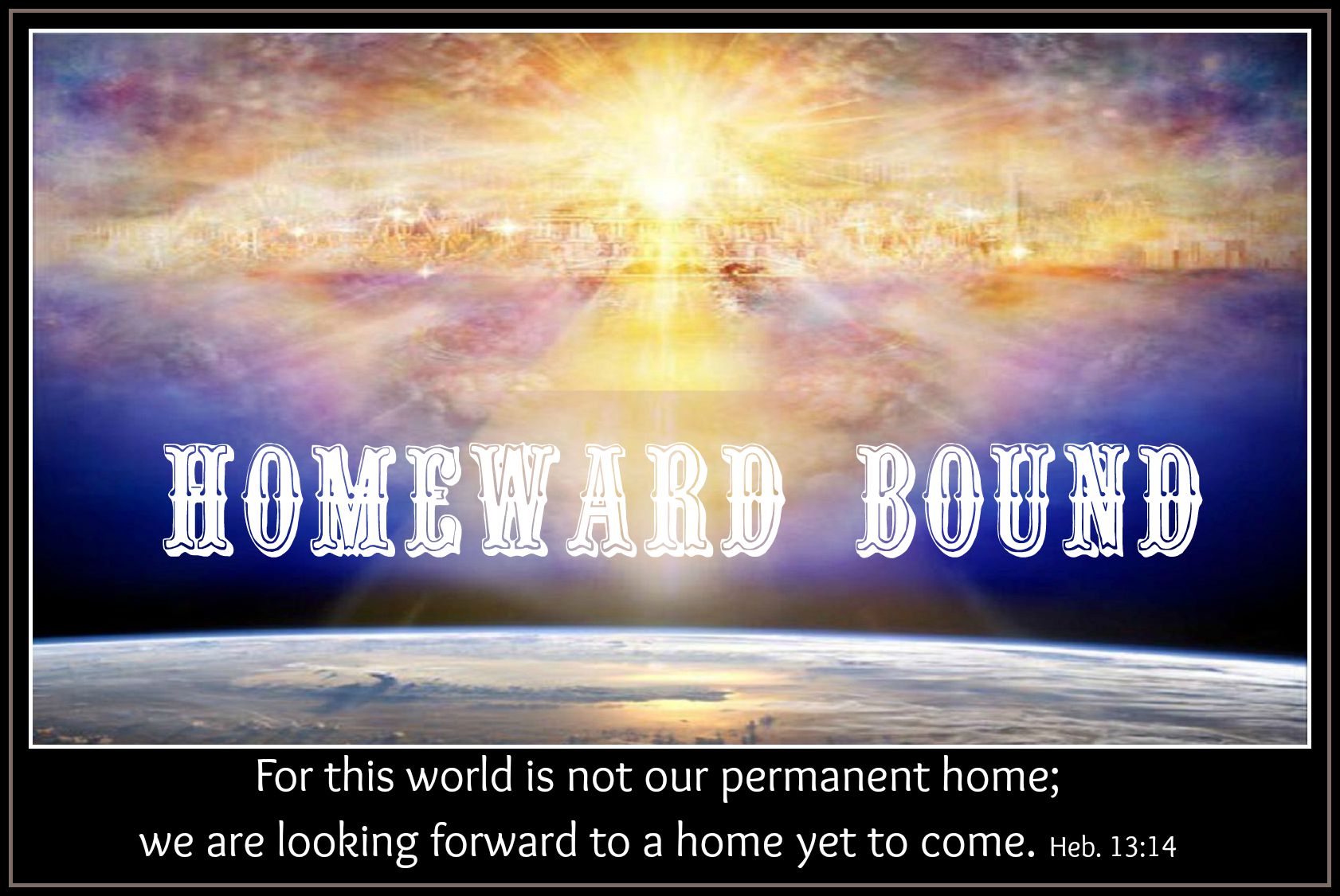 homeward bound devotional