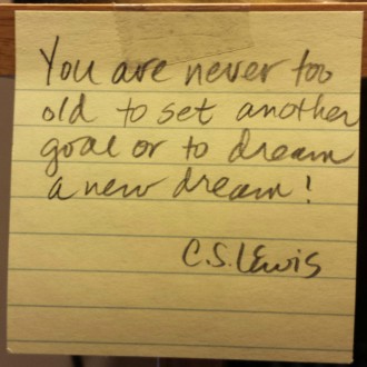 You’re Never Too Old